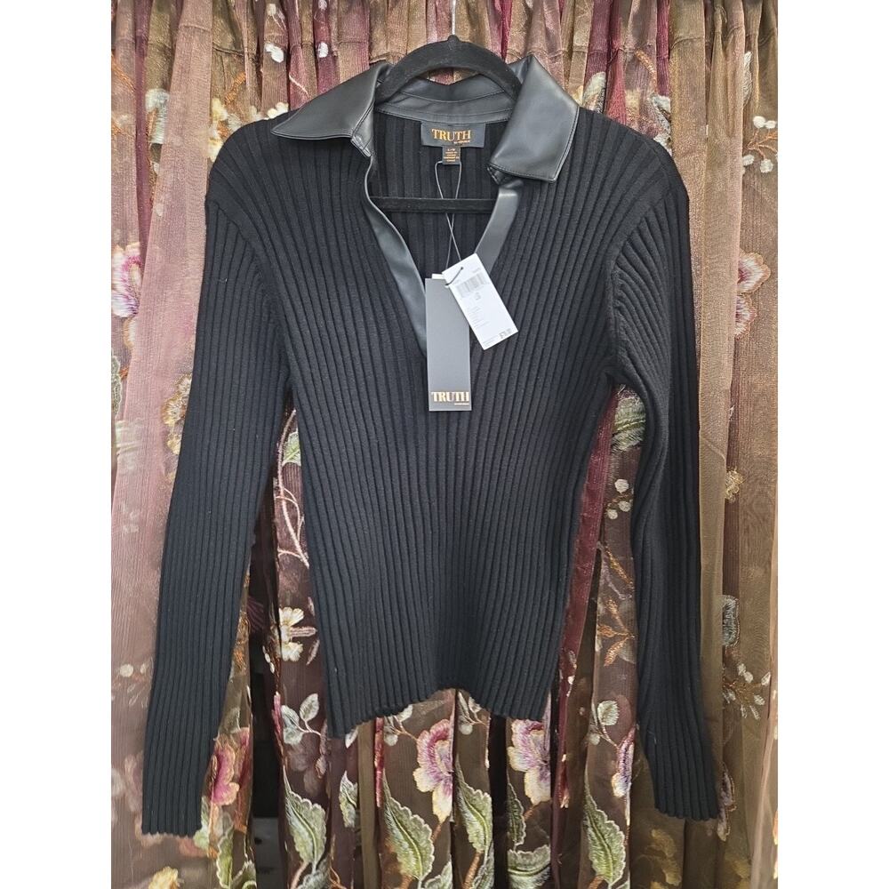 Truth By Republic Ribbed Sweater Large New - Picture 2 of 14